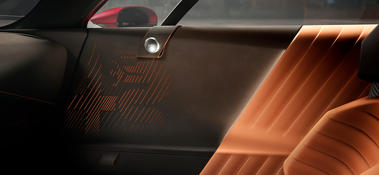 Design distinto com textura "Cannelloni".